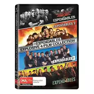 BRAND NEW The Expendables 4-Film Collection (DVD, 2023) R4 Movie Explosive - Picture 1 of 1