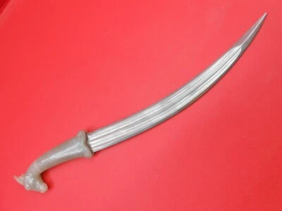 Indo Persian Mughal Islamic Wootz Jambiya Dagger Deer Face Grip F279 - Image 1 of 4