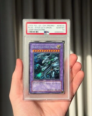 Yugioh Blue-Eyes Ultimate Dragon Secret Rare JMP-EN005 PSA 10 Jump Promo 2005 - Image 1 of 3