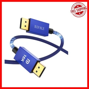 VESA Certified 10FT DisplayPort 2.1 Cable - 16K HDR & 80Gbps for Gamers - Picture 1 of 9