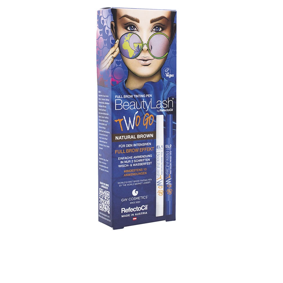BEAUTY LASH TWO GO colorante per sopracciglia #Marrone naturale 2 u - Immagine 1 di 1