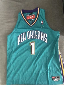 Baron Davis #1 New Orleans Hornets NBA Nike Team Authentic Jersey Sz 2XL OG! NWT - Picture 1 of 17