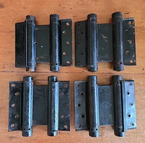 4 Vtg Double Acting Spring 6" Hinges Swinging Door Saloon Liob Lyon France Read - Picture 1 of 8