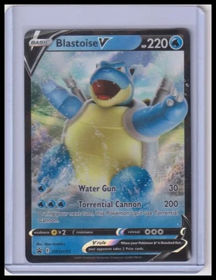 Blastoise V SWSH101 SWSH: Sword & Shield Promo Cards Holo Pokemon Trading Card - Image 1 of 2