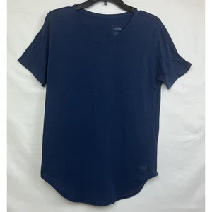 The North Face Women's Size Small Blue Short Sleeve Crew Neck T-Shirt - Picture 1 of 9