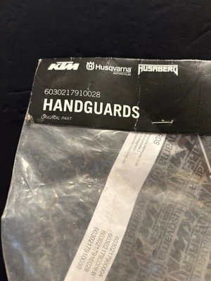 Guardamanos KTM nuevos en paquete 6030217910028 blanco Foto 1 de 3