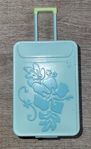 Original Muñeca Barbie Azul y Lima Carcasa Dura Maleta de Viaje Mango Extensible - Imagen 1 de 7