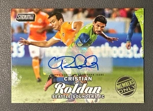 2017 Topps Stadium Club MLS Members Only /20 Auto Cristian Roldan #92 - Picture 1 of 2