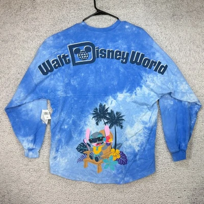 Camiseta Walt Disney World Spirit Stitch Tie-Dye Playa Aloha Adulto Pequeña con Etiquetas Foto 1 de 4