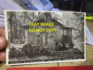 RARE OLD PICTURE PHOTO Real Postcard Henderson Arkansas Lake Norfolk Blue Water - Picture 1 of 2