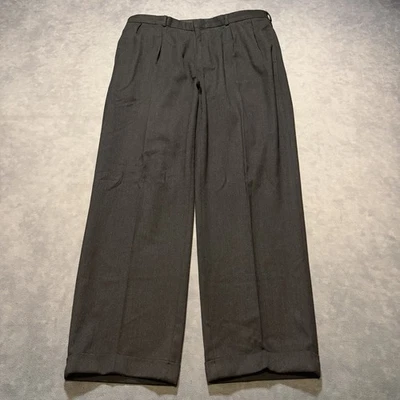 Pantalones de vestir Polo Ralph Lauren para hombre 38x30 plisados con puños ajustadores laterales  Foto 1 de 4