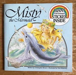 Misty The Mermaid by Christopher Brown Includes Sticker 1984 Vintage Antioch - Picture 1 of 5