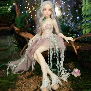 1/4 Woman BJD Doll Ball Jointed Body Eyes Outfit Makeup Wig Shoes Full Set Resin - Bild 1 von 13