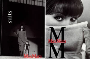 1993 Max Mara Max Vadukul Carla Bruni fashion 4-page MAGAZINE AD - Picture 1 of 2