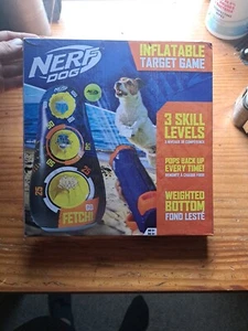 Nerf™ Dog INFLATABLE TARGET GAME Interactive Dog Toy ~ Weighted Bottom ~ New ~ B - Picture 1 of 4