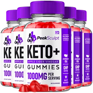 Peak Sculpt Keto ACV Gummies 1000MG Maximum Strength Formula 300 Gummies - Picture 1 of 14