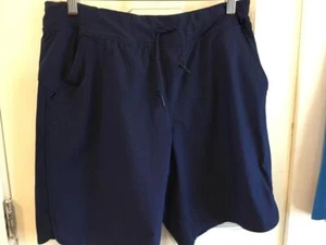 WOMEN'S SWIM Shorts w/ ATTACHED Panty SZ 10 NAVY Blue 9" Board NIB LANDS' END - Picture 1 of 9