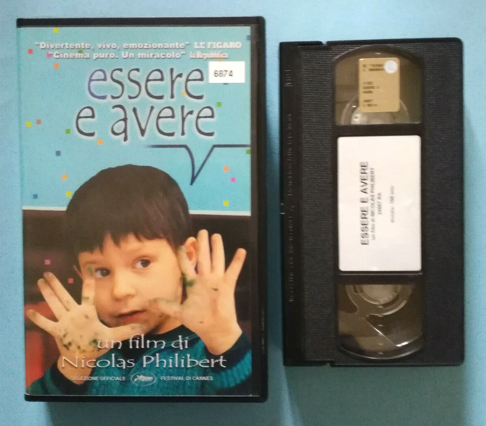 Vhs Essere e Avere Film Drammatico Nicolas Philibert Videocassetta Ex Nolo (V00) - Immagine 1 di 1