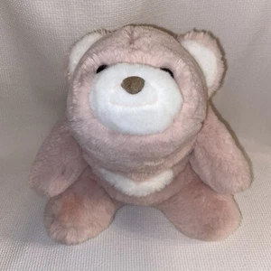 Gund Snuffles Pink Rose Soft Fuzzy Bear Plush Stuffed Animal 10 in 4069743 - Picture 1 of 9