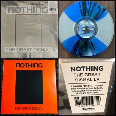NOTHING The Great Dismal Deluxe LP Splatter Vinyl BAG 100 SEALD-Whirr Fleshwater — 第 1/4 张图片