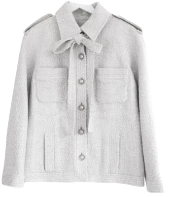 ¡¡¡CHANEL-$3425 FANTASÍA TWEED BLAZER CON CINTURÓN (FÁCIL CHIC-IMPRESCINDIBLE)!!!! Foto 1 de 4