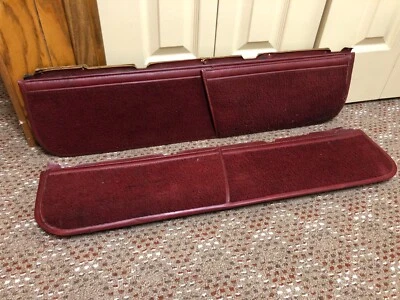 1980-1986, 80-86 f150 f250 BRONCO PORTA PAINEL MAPA BOLSOS, VERMELHO - Imagem 1 de 4