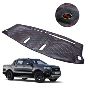 Fits Ford Ranger Wildtrak 2019 20 RHD Dash Console Dashboard PU Leather - Picture 1 of 8