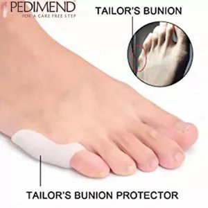 Little Pinky Toe Separator Bunion Relief Corns Blisters Protector Toe Corrector - Picture 1 of 41