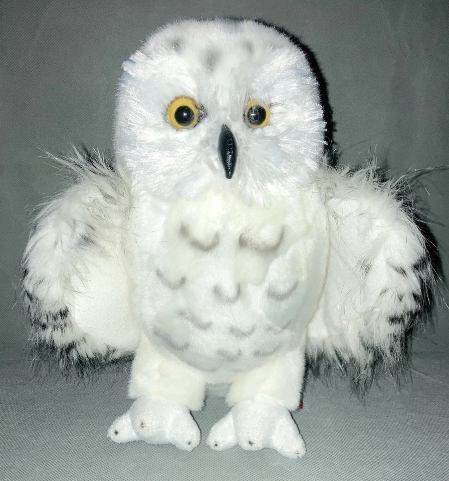 Плюшевая игрушка-животное Snowy Owl Douglas игрушка для объятий детская игрушка 10 x 8 дюймов б/у в отличном состоянии - Изображение 1 из 4