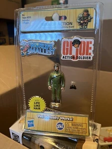 2017 Hasbro Worlds Smallest GI Joe mit lebensechten Haaren Actionfigur neu im Paket - Bild 1 von 2