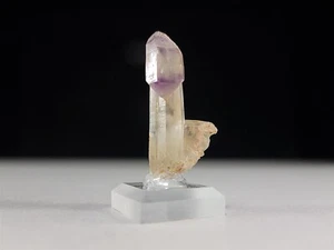 Cetro de cristal de cuarzo de Madagascar con tapa de cetro de amatista zonificada #4 - Imagen 1 de 5