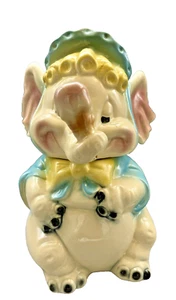 Vintage Brush McCoy Baby Elephant Ice Cream Cone Cookie Jar - Picture 1 of 7