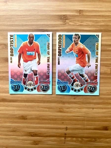 MATCH ATTAX 2010 2011 A.Baptiste . B.Ormerod MAN OF THE MATCH BLACKPOOL - Picture 1 of 3