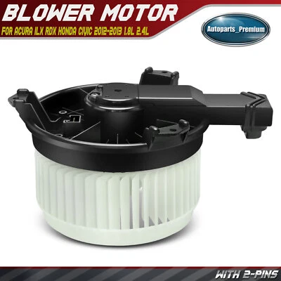Motor soplador HVAC para Honda Civic Acura ILX RDX 2012-2015 delantero 80030TR0305 Foto 1 de 4