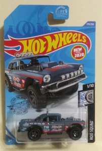 HOT WHEELS BIG-AIR BEL-AIR GREAY ROD SQUAD SERIES #179 VOITURE MOULÉE SOUS PRESSION NEUVE - Photo 1/3