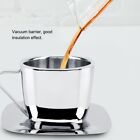 Stainless Steel Anti-scalding Vacuum Insulated Coffee Tea Cup (L 240ml) New AU