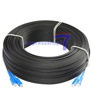 250 m Outdoor SC SM Duplex FTTH Drop Patchkabel SC G657 LWL Kabel Jumpe - Bild 1 von 1