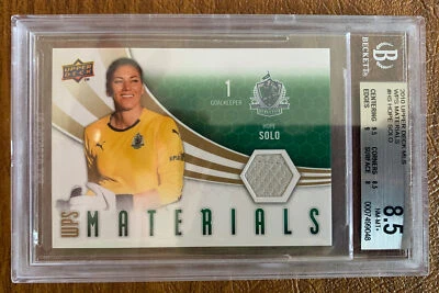 2010 Upper Deck MLS WPS Materiales #HS Hope Solo BGS 8.5 Foto 1 de 3