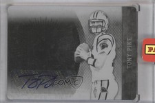 2010 Panini Plates & Patches Printing Plate Black 1/1 Tony Pike Rookie RC 0s2