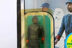 Vintage 1982 Kenner Star Wars Empire Strikes Back Black Bespin Guard 48 Back MOC - Bild 1 von 9