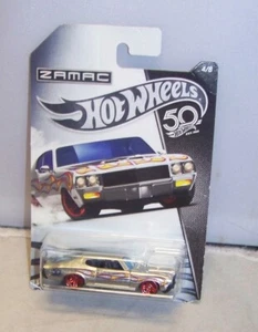 1:64 2018 HOT WHEELS 50TH ANNIVERSARY ZAMAC 1970 BUICK GSX 4/8 NIP FRN27 - Picture 1 of 2
