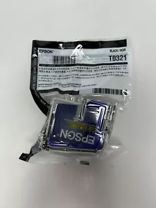NEU/VERSIEGELT Epson T0321 schwarze Tintenpatrone Original Stylus C80 - Bild 1 von 3