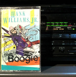 HANK WILLIAMS JR Born To Boogie - Cassette USA press 1987 TESTED! - Picture 1 of 4