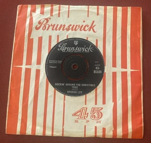 Brenda Lee, Rockin’ Around The Christmas Tree / Papa Noel 7” Vinyl (5) - Picture 1 of 2