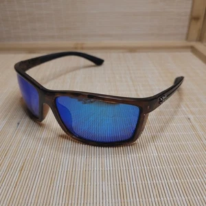 Calcutta polarisierte Sport Sonnenbrille mit Seitenschutz Schildpatt und blauem Spiegel - Bild 1 von 6