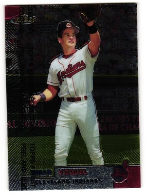 1999 Finest #74 Omar Vizquel Cleveland Indians Baseball Card - Image 1 of 2