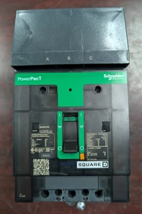 🤪 SQUARE D 100 AMP POWERPACT 600Y/347 VAC 3 POLE BJA36100 - Picture 1 of 7