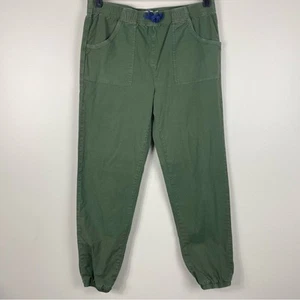 Vineyard Vines Joggers Girls 16 Green Cargo Pockets Preppy Elastic Hem Pants - Picture 1 of 7