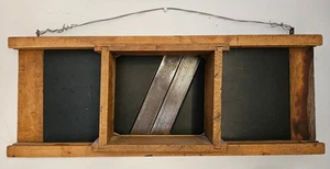 Vintage Tucker Dorsey Wooden 672 Cabbage Cutter Slicer W/Box Ready to Hang - Picture 1 of 4