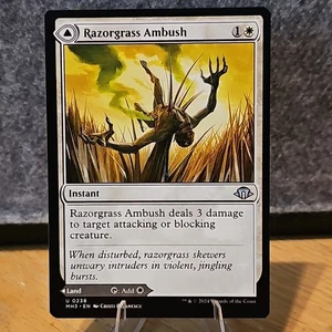 MTG Razorgrass Ambush Modern Horizons 3 Set Uncommon #238 NM Fresh Pull No Play - Bild 1 von 2